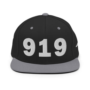 919 Area Code Snapback Hat