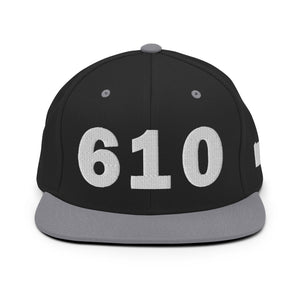 610 Area Code Snapback Hat