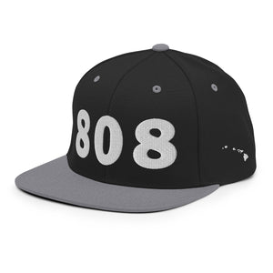 808 Area Code Snapback Hat