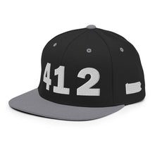 Load image into Gallery viewer, 412 Area Code Snapback Hat