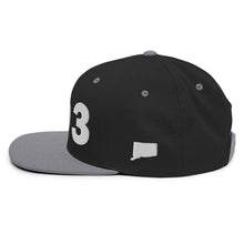 Load image into Gallery viewer, 203 Area Code Snapback Hat