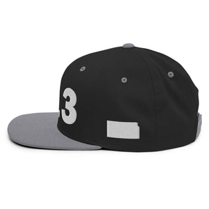 913 Area Code Snapback Hat