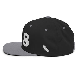 818 Area Code Snapback Hat