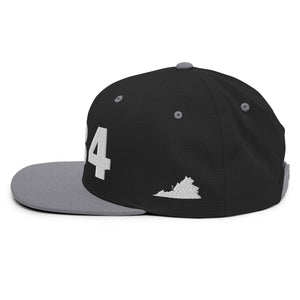 434 Area Code Snapback Hat