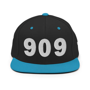 909 Area Code Snapback Hat