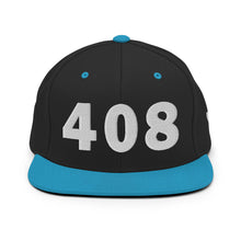 Load image into Gallery viewer, 408 Area Code Snapback Hat
