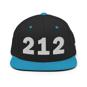 212 Area Code Snapback Hat