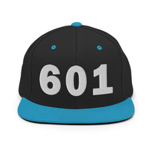 Load image into Gallery viewer, 601 Area Code Snapback Hat