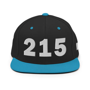 215 Area Code Snapback Hat