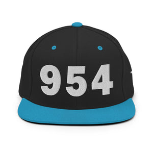 954 Area Code Snapback Hat