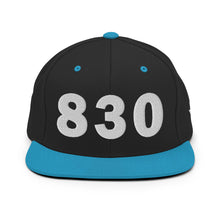 Load image into Gallery viewer, 830 Area Code Snapback Hat