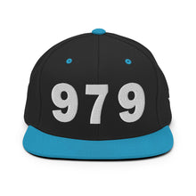 Load image into Gallery viewer, 979 Area Code Snapback Hat