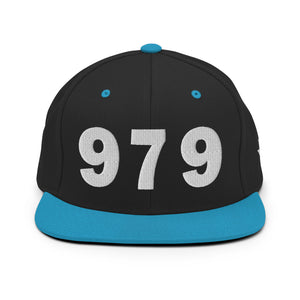 979 Area Code Snapback Hat