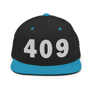 409 Area Code Snapback Hat