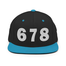 Load image into Gallery viewer, 678 Area Code Snapback Hat