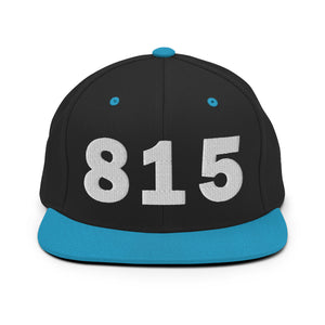 815 Area Code Snapback Hat