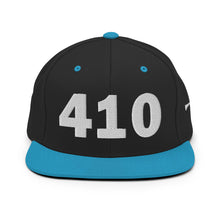 Load image into Gallery viewer, 410 Area Code Snapback Hat