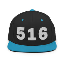 Load image into Gallery viewer, 516 Area Code Snapback Hat