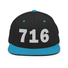 Load image into Gallery viewer, 716 Area Code Snapback Hat