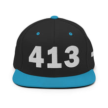 Load image into Gallery viewer, 413 Area Code Snapback Hat