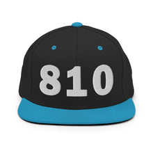 Load image into Gallery viewer, 810 Area Code Snapback Hat