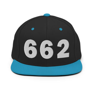 662 Area Code Snapback Hat