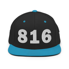 Load image into Gallery viewer, 816 Area Code Snapback Hat