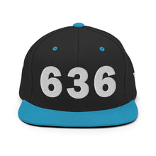 Load image into Gallery viewer, 636 Area Code Snapback Hat