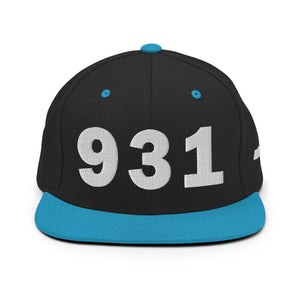 931 Area Code Snapback Hat