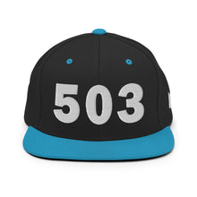 Load image into Gallery viewer, 503 Area Code Snapback Hat