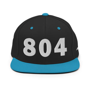 804 Area Code Snapback Hat