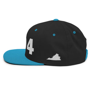 804 Area Code Snapback Hat