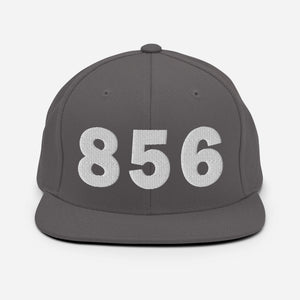 856 Area Code Snapback Hat