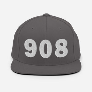 908 Area Code Snapback Hat