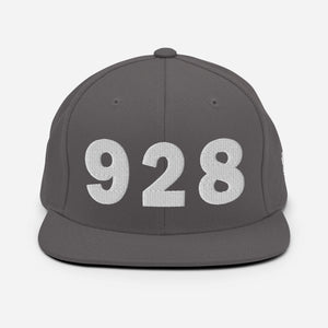 928 Area Code Snapback Hat