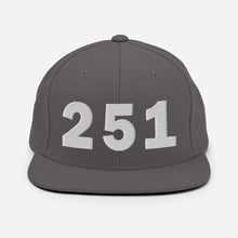 Load image into Gallery viewer, 251 Area Code Snapback Hat