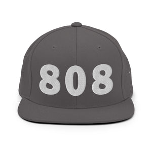 808 Area Code Snapback Hat