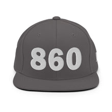 Load image into Gallery viewer, 860 Area Code Snapback Hat