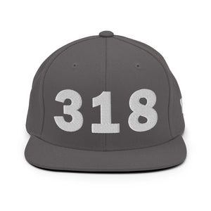 318 Area Code Snapback Hat