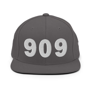 909 Area Code Snapback Hat