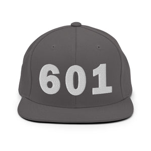 601 Area Code Snapback Hat