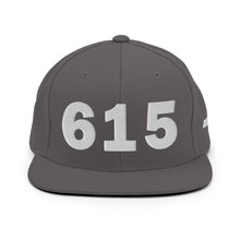 Load image into Gallery viewer, 615 Area Code Snapback Hat