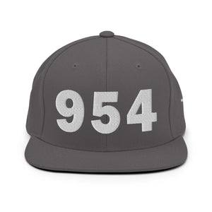 954 Area Code Snapback Hat