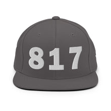 Load image into Gallery viewer, 817 Area Code Snapback Hat