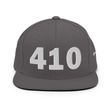 Load image into Gallery viewer, 410 Area Code Snapback Hat