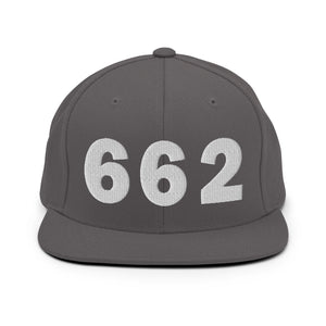 662 Area Code Snapback Hat