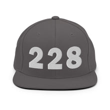 Load image into Gallery viewer, 228 Area Code Snapback Hat