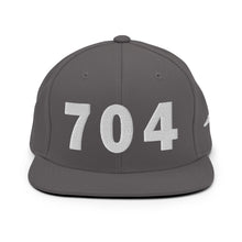 Load image into Gallery viewer, 704 Area Code Snapback Hat