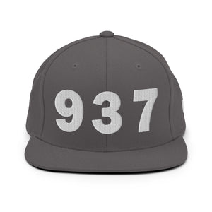 937 Area Code Snapback Hat