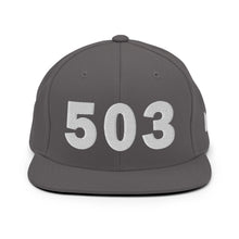 Load image into Gallery viewer, 503 Area Code Snapback Hat